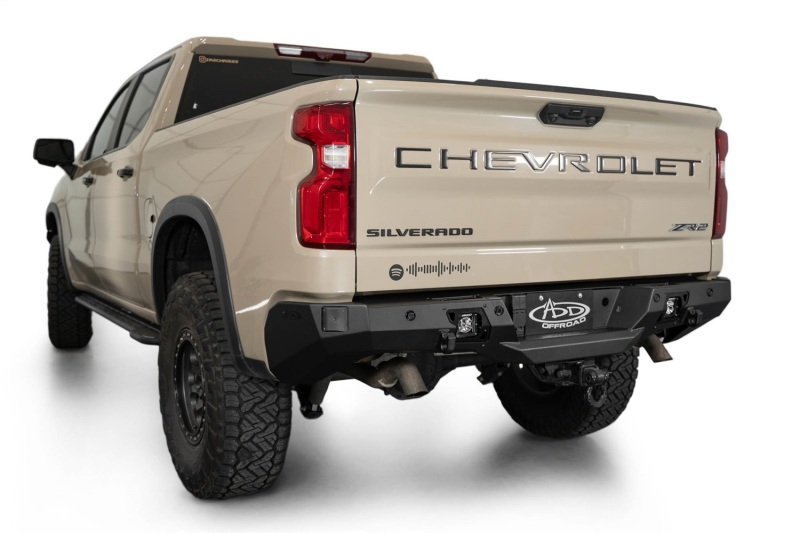 GMC 1500 Bumper - Rear - Addictive Desert Designs - Stealth Fighter - Hammer Black - `22-`27